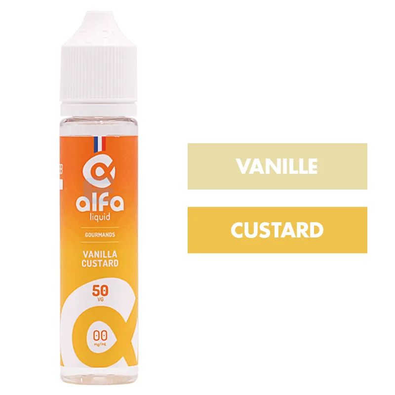 E-liquide Vanilla Custard (50 VG) 50 mL - Alfaliquid