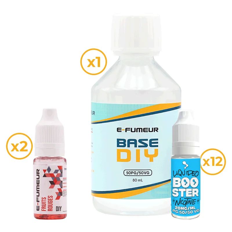 Pack DIY Fruits Rouges 220 mL - E-FUMEUR — vue 4