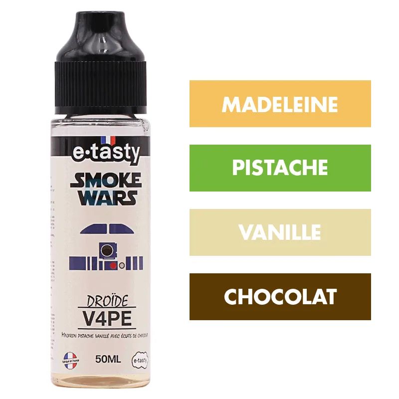E-liquide Droide V4pe 50 mL - Smoke Wars (E.Tasty) — E.Tasty - Smoke Wars