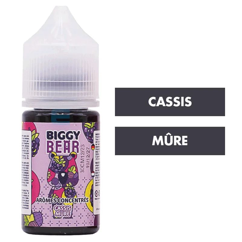 Concentré Cassis Mûre 30 mL - Biggy Bear — Biggy Bear - Arômes DIY