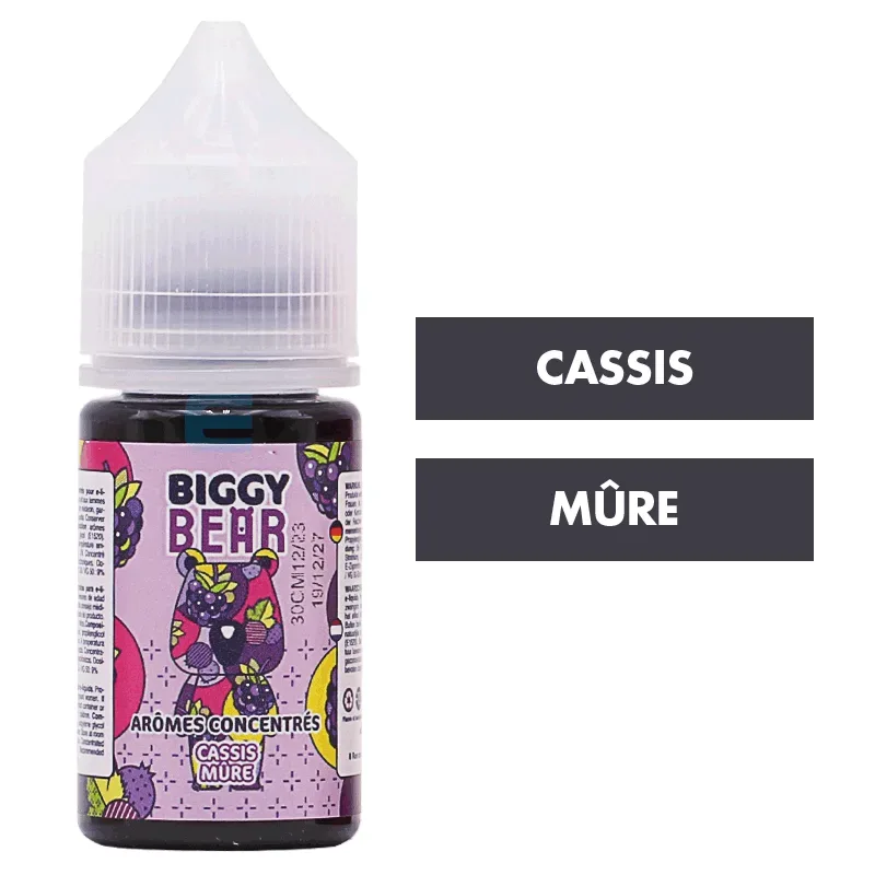 Concentré Cassis Mûre 30 mL - Biggy Bear