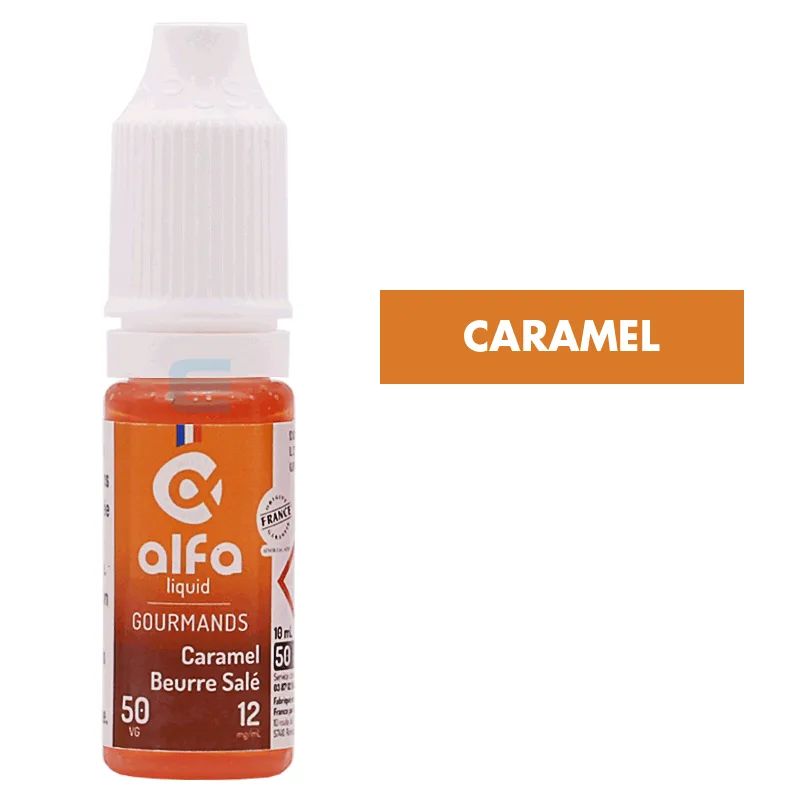E-liquide Caramel au Beurre Salé (50 VG) 10 mL - Alfaliquid — Alfaliquid - 50VG