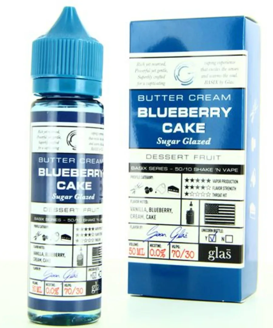 E-liquide Blueberry Cake 50 mL - Glas Vapor