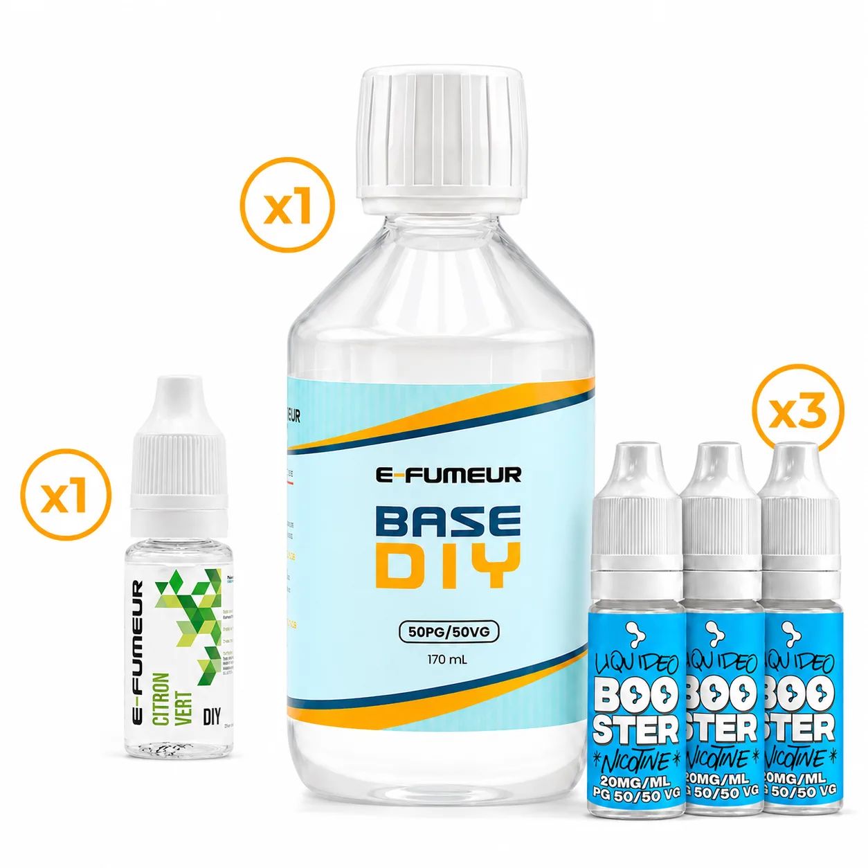 Pack DIY Citron Vert 210 mL - E-FUMEUR — E-Fumeur - Arômes DIY