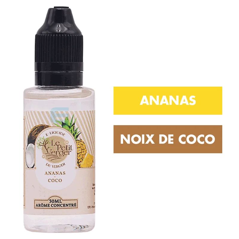Concentré Ananas Coco 30 mL - Le Petit Verger — Savourea - Le Petit Verger - Arômes DIY