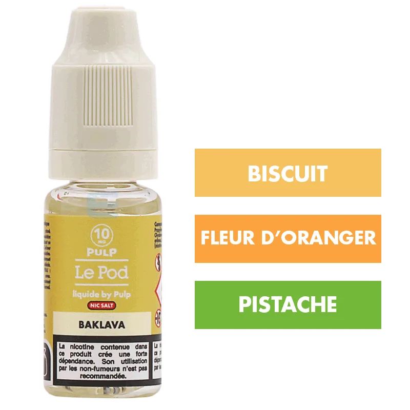 E-liquide Baklava 10 mL - Pulp Le Pod — Pulp - Le Pod