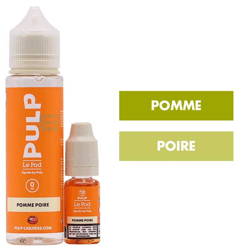 E-liquide Pomme Poire 60 mL - Pulp Le Pod — Pulp - Le Pod