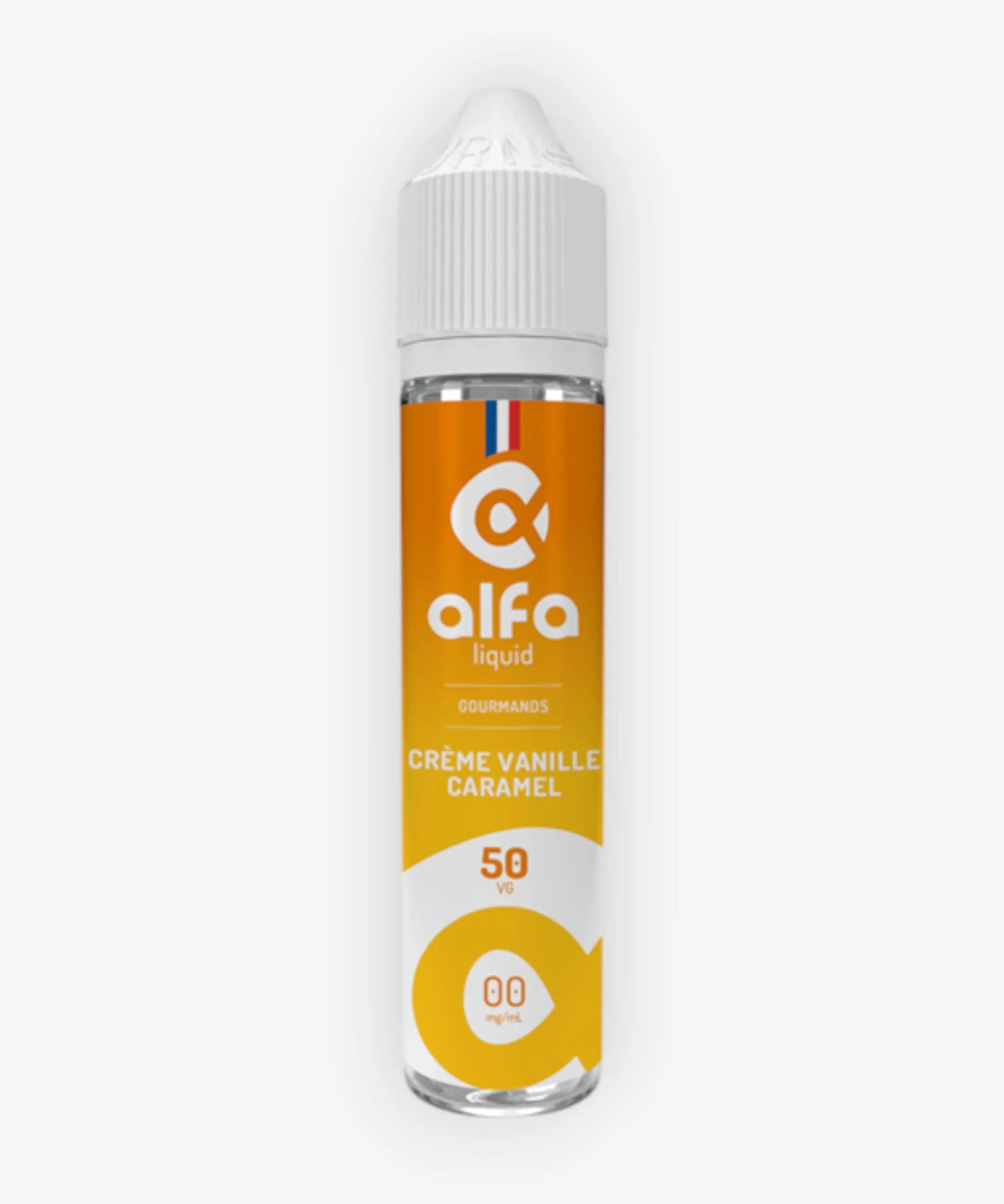 E-liquide Crème Vanille Caramel (50 VG) 50 mL - Alfaliquid — Alfaliquid - 50VG