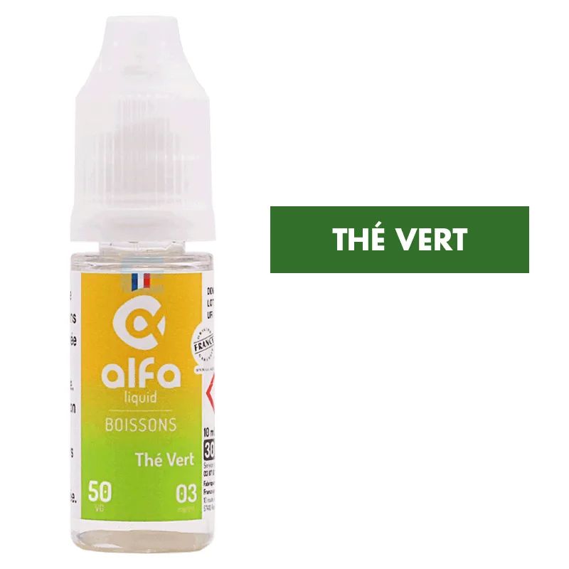 E-liquide Thé Vert (50 VG) 10 mL - Alfaliquid — Alfaliquid - 50VG