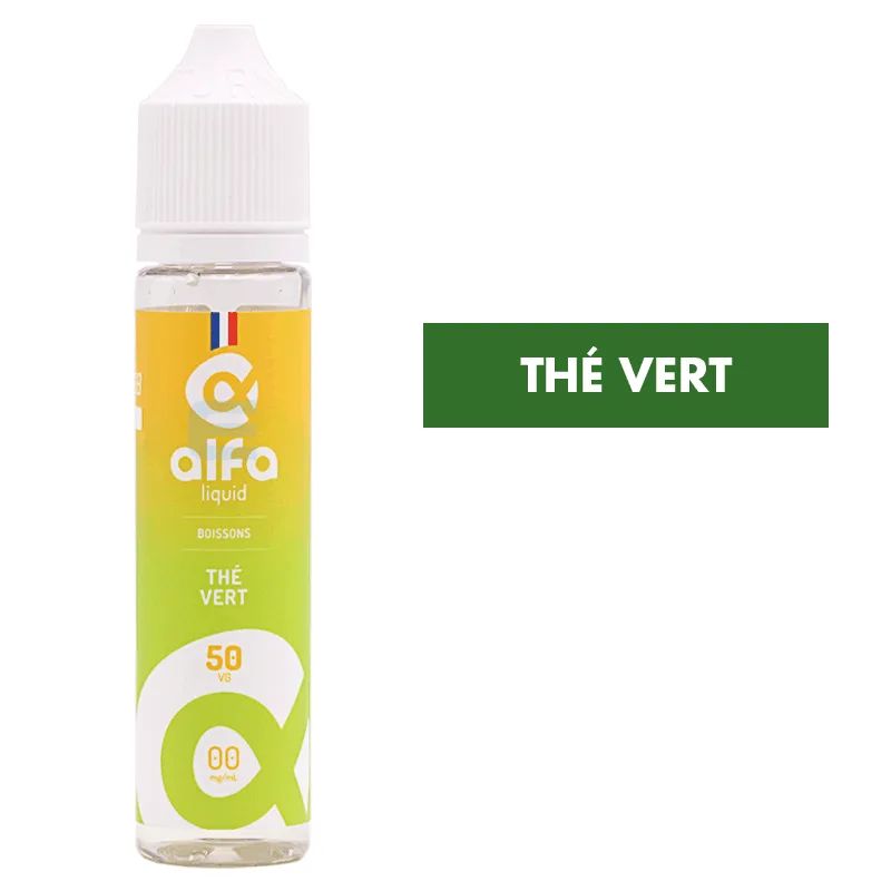 E-liquide Thé Vert (50 VG) 50 mL - Alfaliquid — Alfaliquid - 50VG