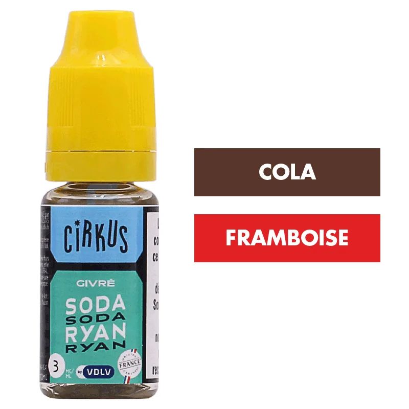 E-liquide Soda Ryan 10 mL - CirKus (VDLV) — VDLV - Cirkus