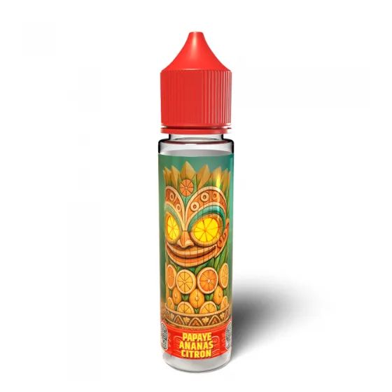 E-liquide Papaye Ananas Citron 50 mL - Tiki Juice — Le Vapoteur Breton - Tiki Juice