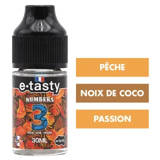 Concentré Numbers 3 30 mL - Numbers (E.Tasty) — E.Tasty - Arômes Numbers