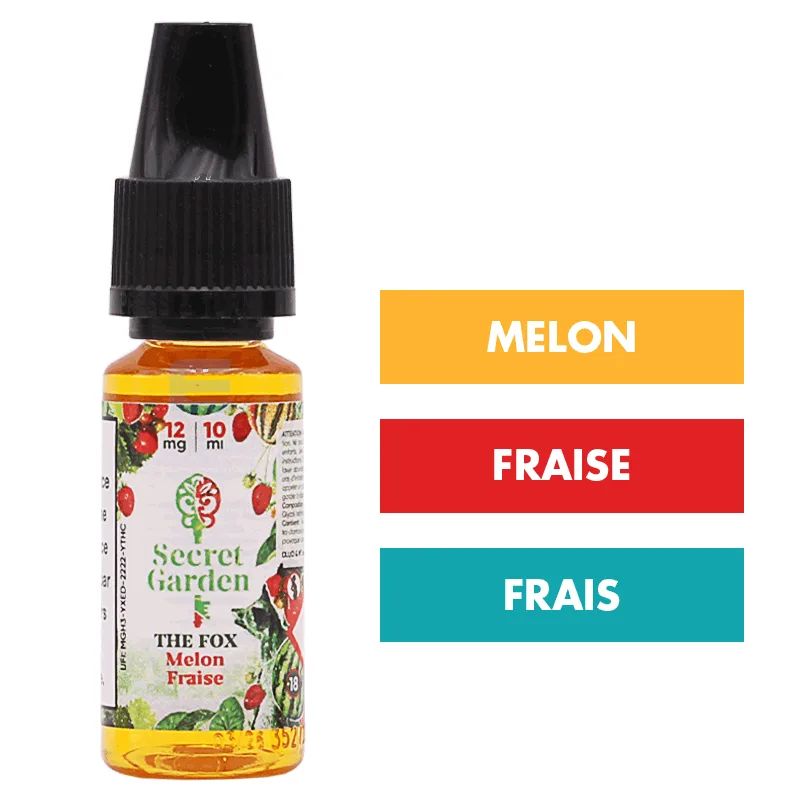 E-liquide The Fox 10 mL - Secret Garden