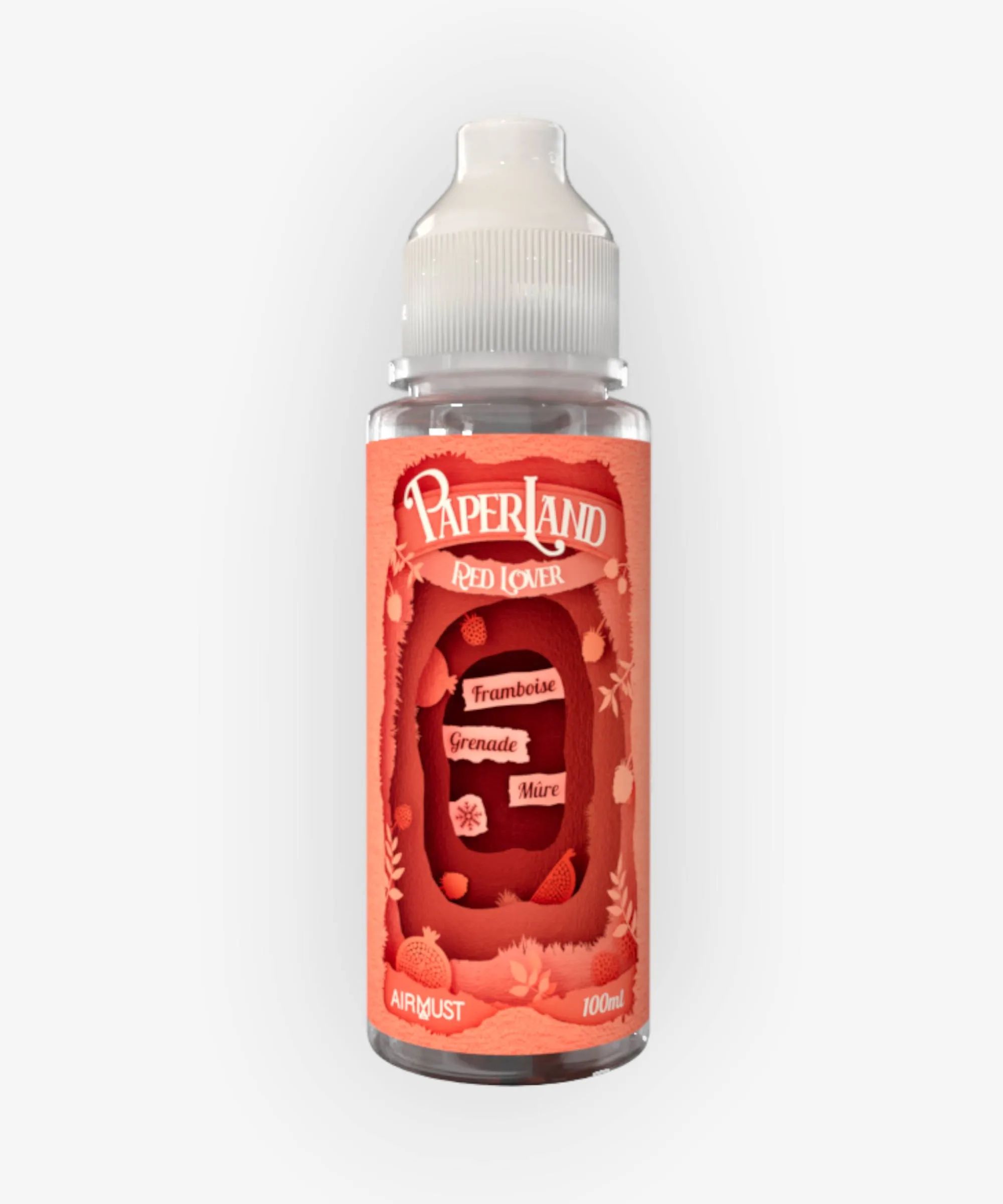 E-liquide Red Lover 100 mL - Paperland Airmust — Airmust - Paperland