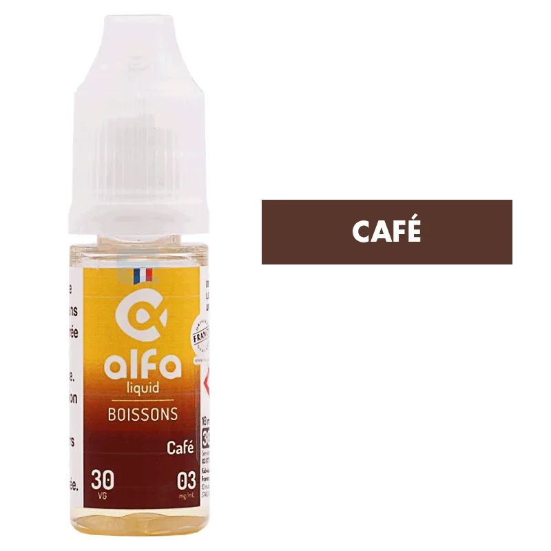 E-liquide Café (30 VG) 10 mL - Alfaliquid — Alfaliquid - 30VG