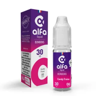 E-liquide Candy Fraise (30 VG) 10 mL - Alfaliquid — Alfaliquid - 30VG