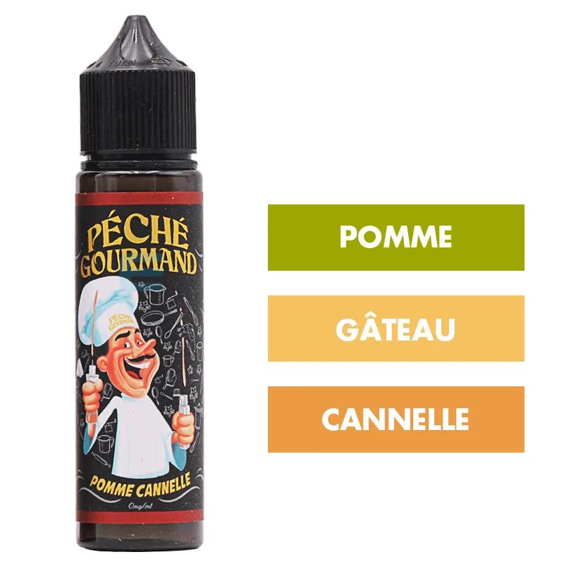 E-liquide Pomme Cannelle 50 mL - Péché Gourmand (LiquideLab) — LiquideLab - Péché Gourmand