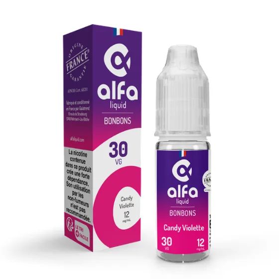 E-liquide Candy Violette (30 VG) 10 mL - Alfaliquid — Alfaliquid - 30VG