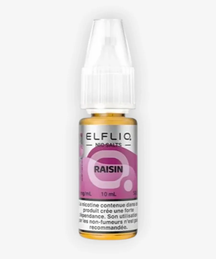 E-liquide Raisin Nic Salt 10 mL - Elfliq Elfbar