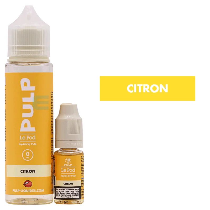 E-liquide Citron 60 mL - Pulp Le Pod — vue 2