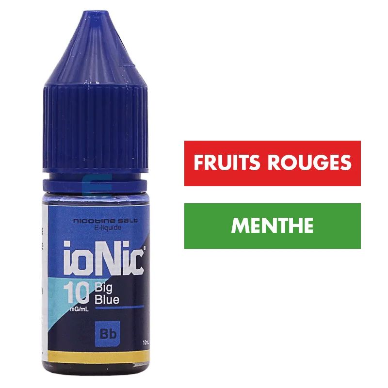 E-liquide Big Blue 10 mL - ioNic — Vape 47 - ioNic