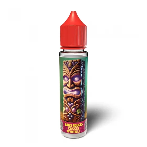 E-liquide Baies Rouges Cassis Myrtille 50 mL - Tiki Juice