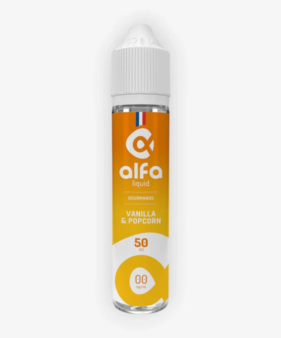 E-liquide Vanilla & Popcorn (50 VG) 50 mL - Alfaliquid