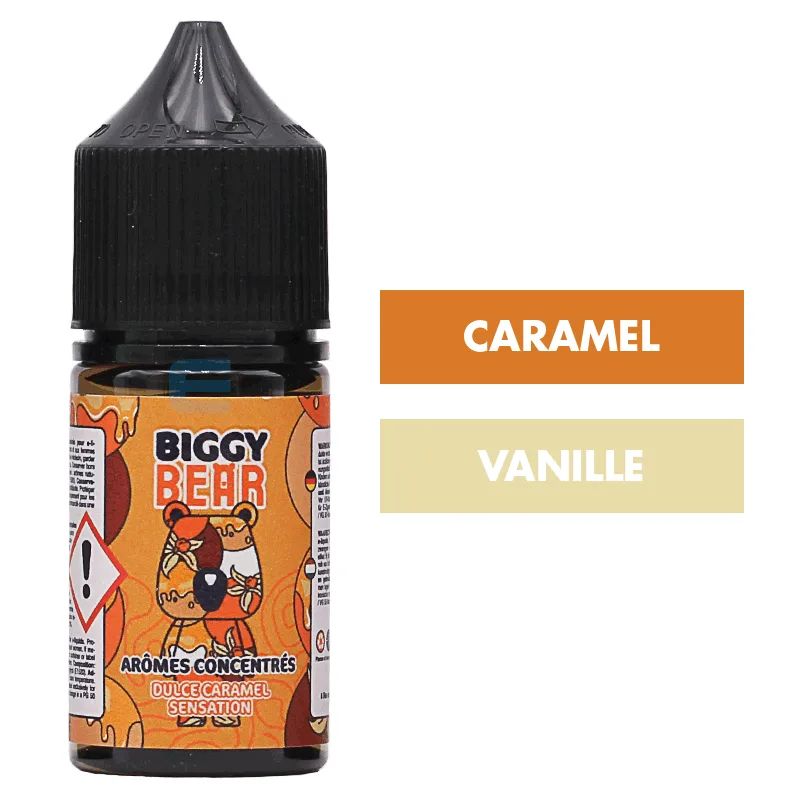 Concentré Dulce Caramel Sensation 30 mL - Biggy Bear — Biggy Bear - Arômes DIY