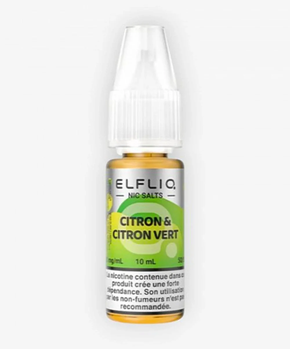 E-liquide Citron & Citron Vert Nic Salt 10 mL - Elfliq ElfBar