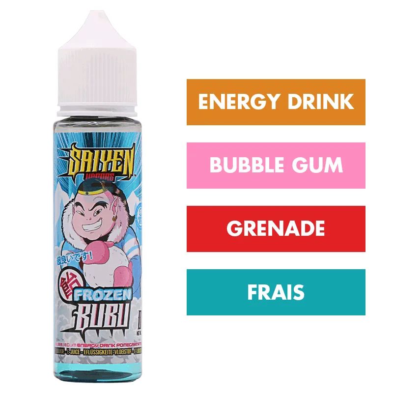 E-liquide Frozen Bübü 50 mL - Saiyen Vapors — Swoke - Saiyen Vapors