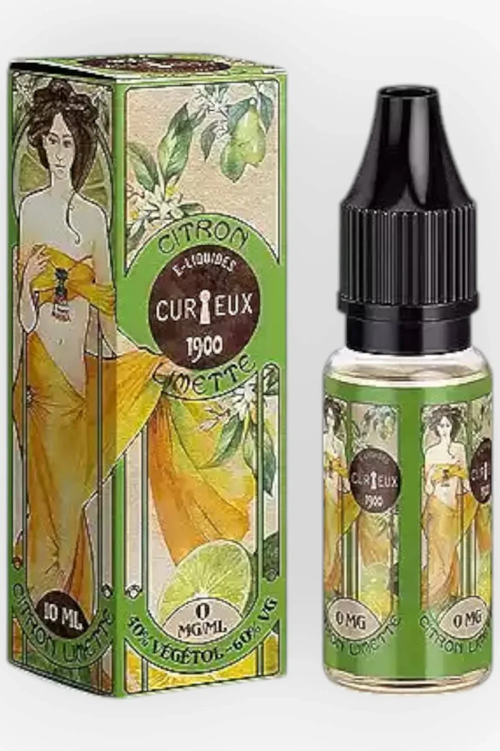 E-liquide Citron Limette 10 mL - 1900 (Curieux)