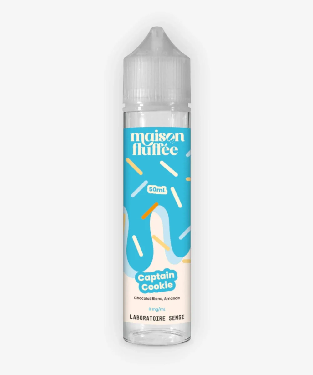 E-liquide Captain Cookie 50 mL - Maison Fluffée