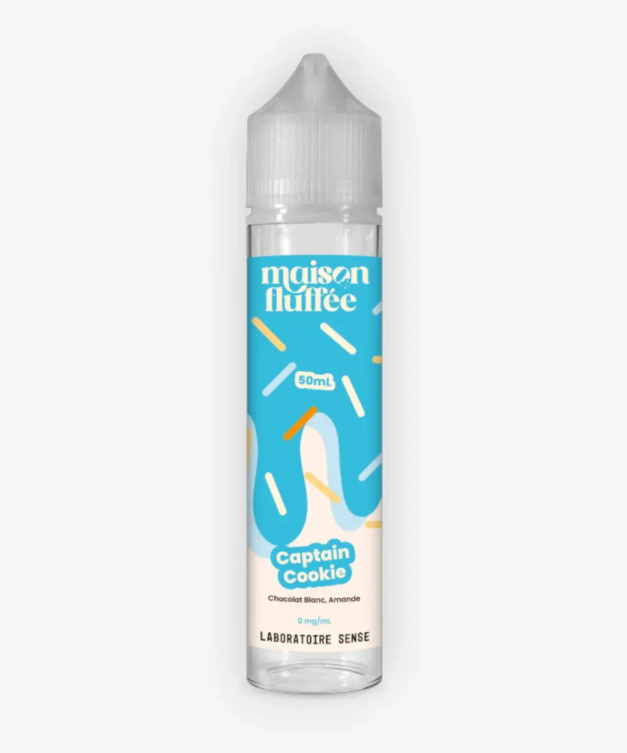 E-liquide Captain Cookie 50 mL - Maison Fluffée