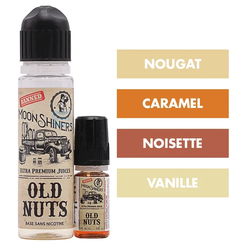 E-liquide Old Nuts 60 mL - Moonshiners (Le French Liquide)