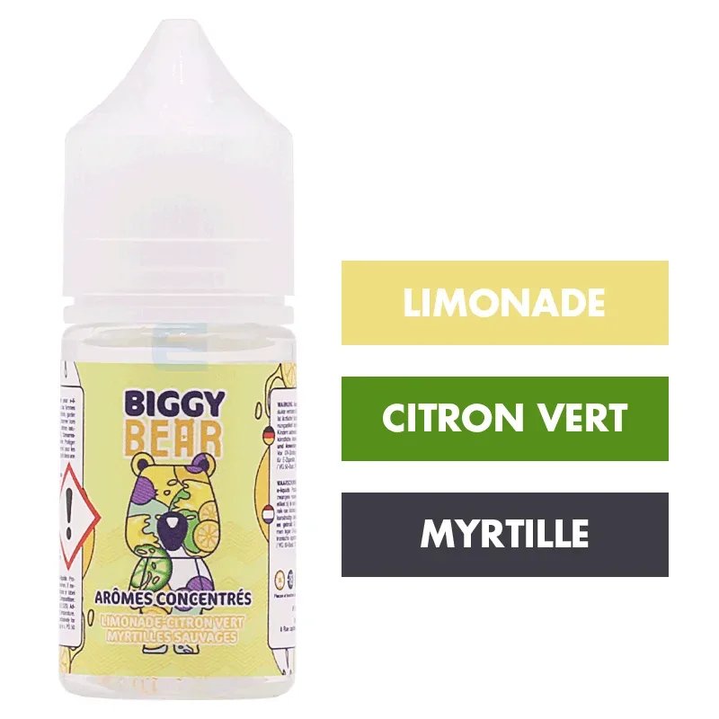 Concentré Limonade Citron Vert Myrtilles Sauvages 30 mL - Biggy Bear