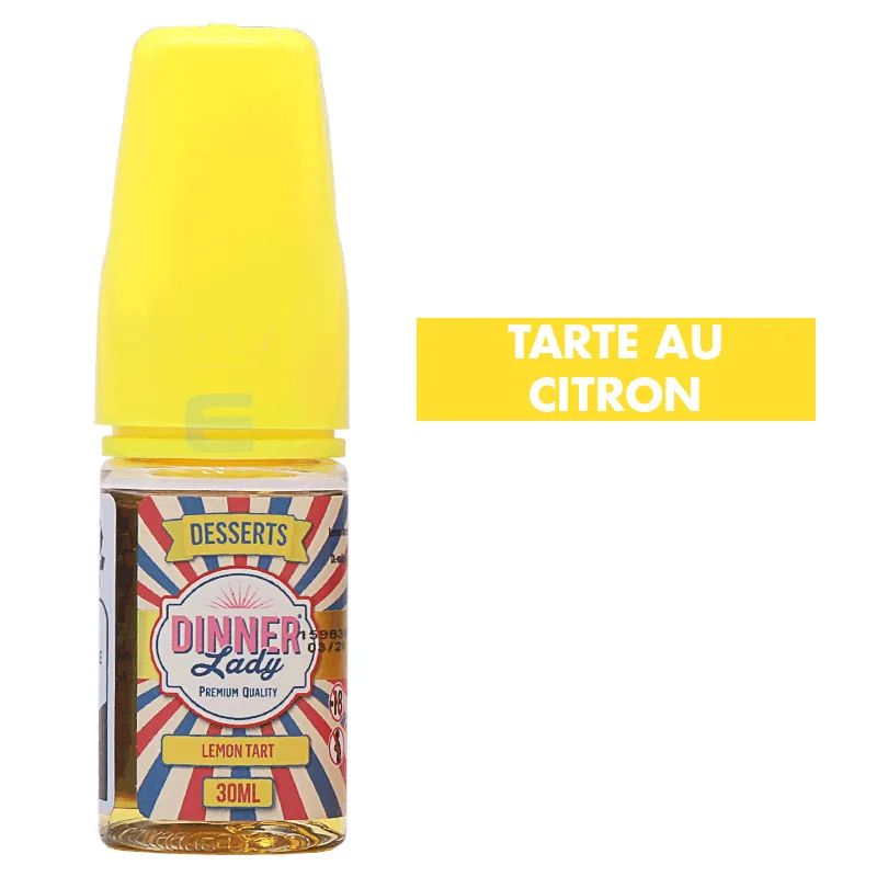 Arôme Lemon Tart 30 mL - Dinner Lady — Dinner Lady - Arômes DIY