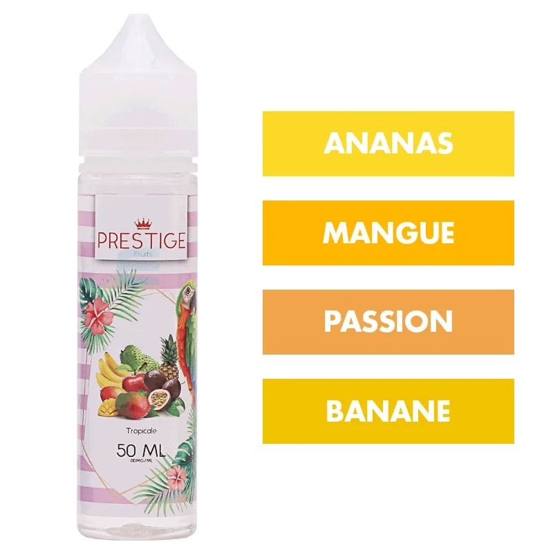 E-liquide Tropicale 50 mL - Prestige Fruits