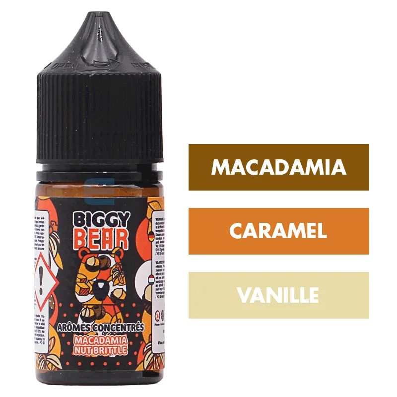 Concentré Macadamia Nut Brittle 30 mL - Biggy Bear — Biggy Bear - Arômes DIY
