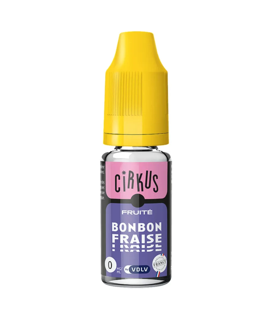 E-liquide Bonbon Fraise 10 mL - Cirkus VDLV