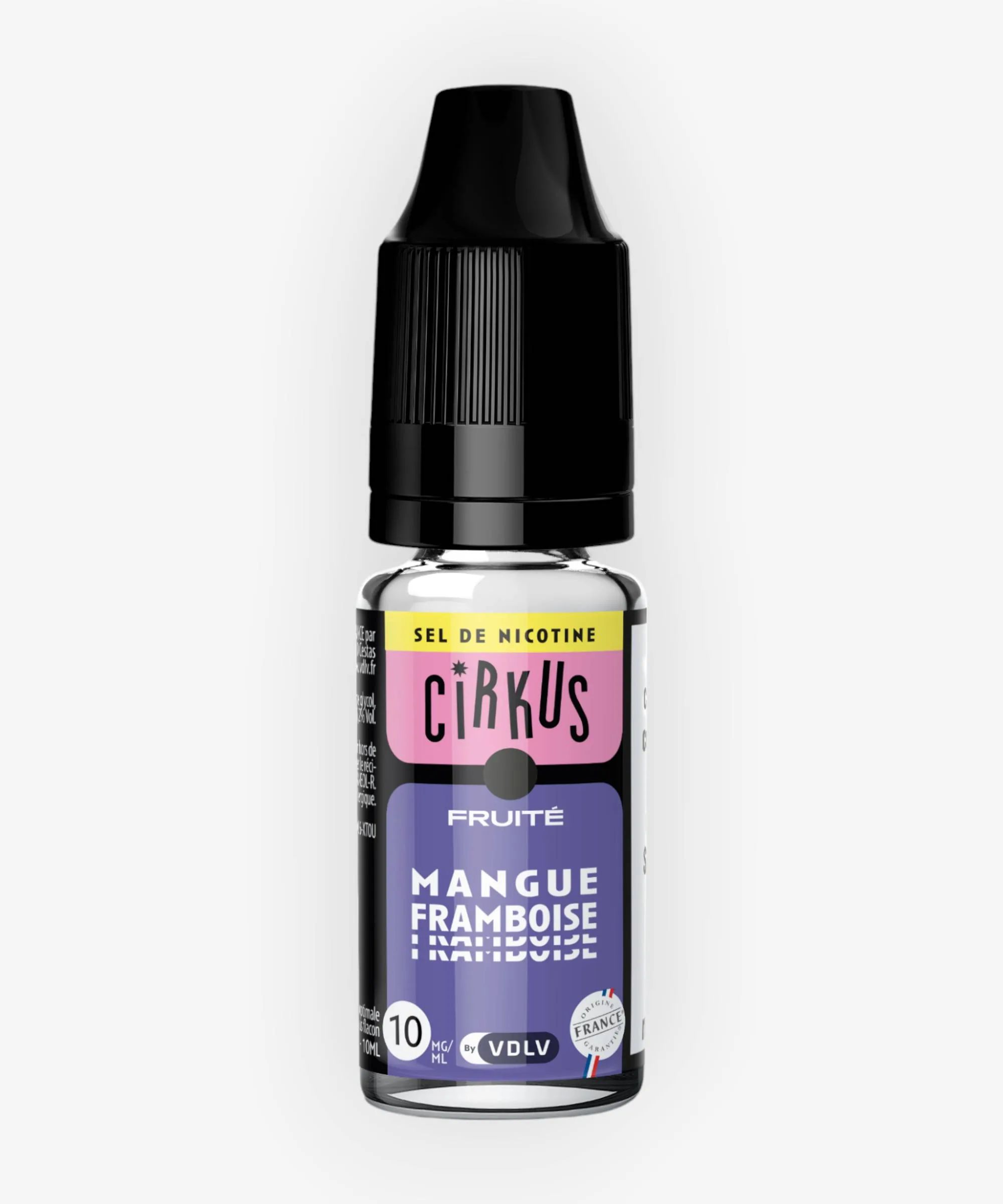 E-liquide Mangue Framboise Nic Salt 10 mL - Cirkus VDLV — VDLV - Cirkus
