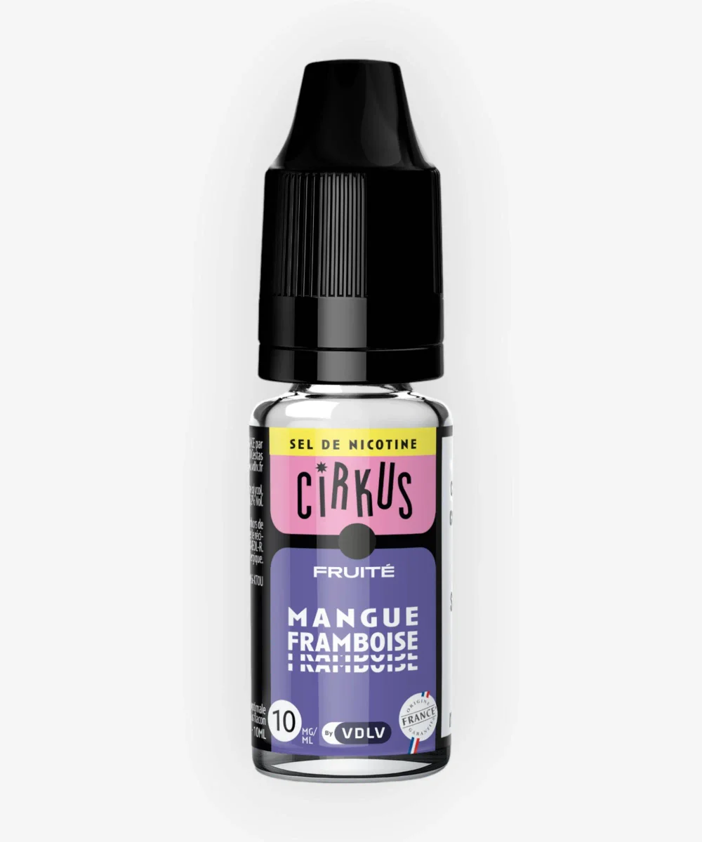 E-liquide Mangue Framboise Nic Salt 10 mL - Cirkus VDLV