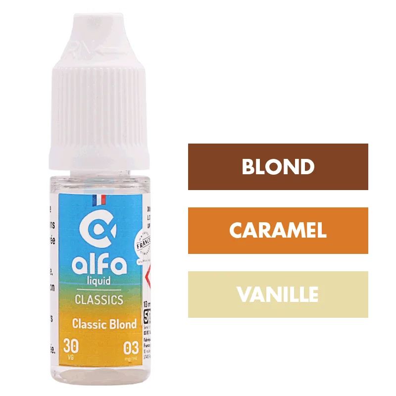 E-liquide Classic Blond (30 VG) 10 mL - Alfaliquid — Alfaliquid - 30VG