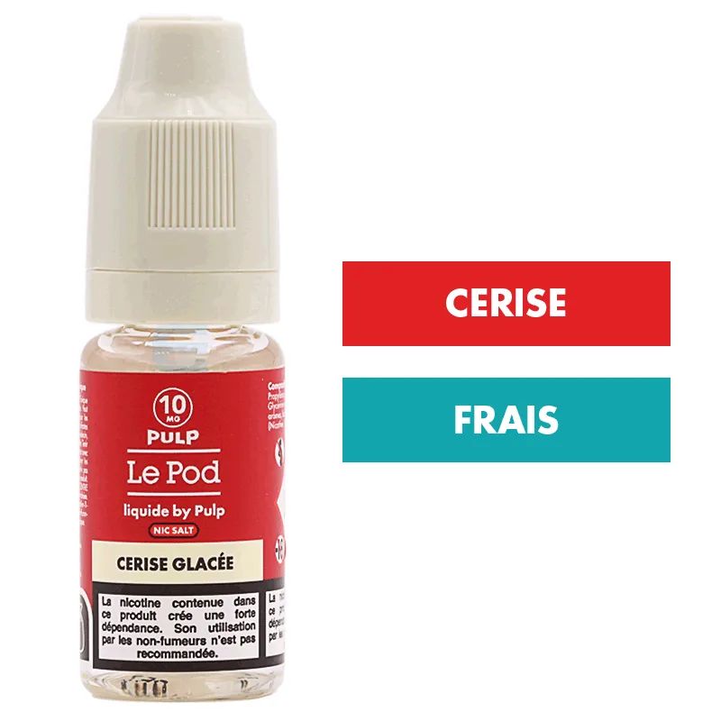 E-liquide Cerise Glacée 10 mL - Pulp Le Pod — Pulp - Le Pod