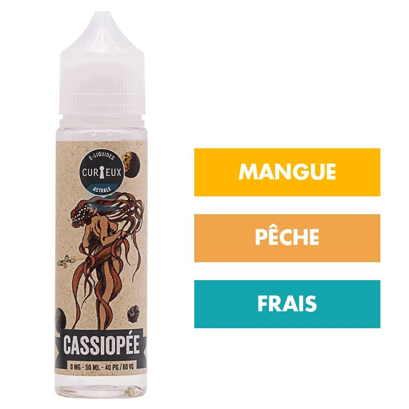 E-liquide Cassiopée 50 mL - Astrale (Curieux) — Curieux - Edition Astrale