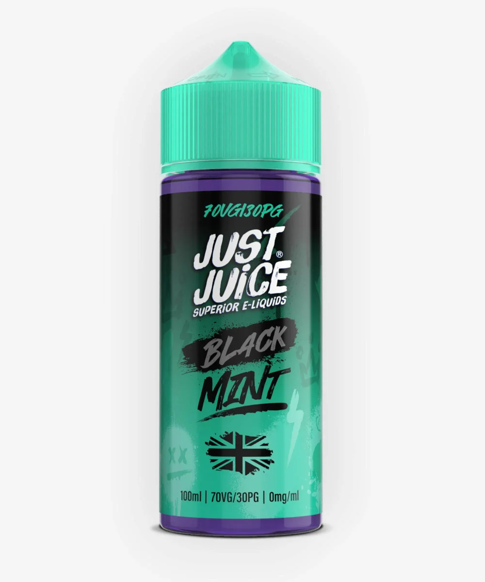 E-liquide Black Mint 100 mL - Mint (Just Juice)
