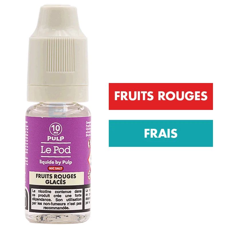 E-liquide Fruits Rouges Glacés 10 mL - Pulp Le Pod — Pulp - Le Pod