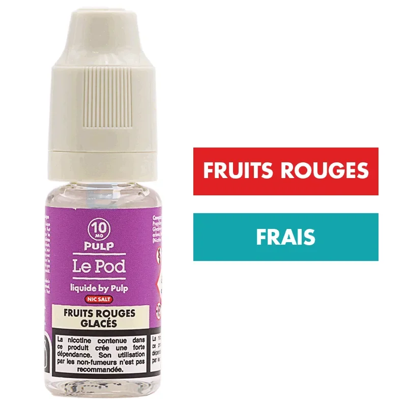 E-liquide Fruits Rouges Glacés 10 mL - Pulp Le Pod