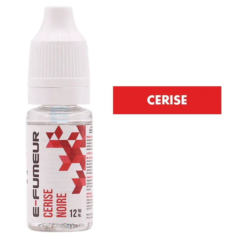 E-liquide Cerise Noire 10 mL - E-FUMEUR