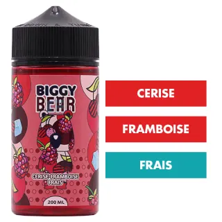 E-liquide Cerise Framboise Frais 200 mL - Biggy Bear